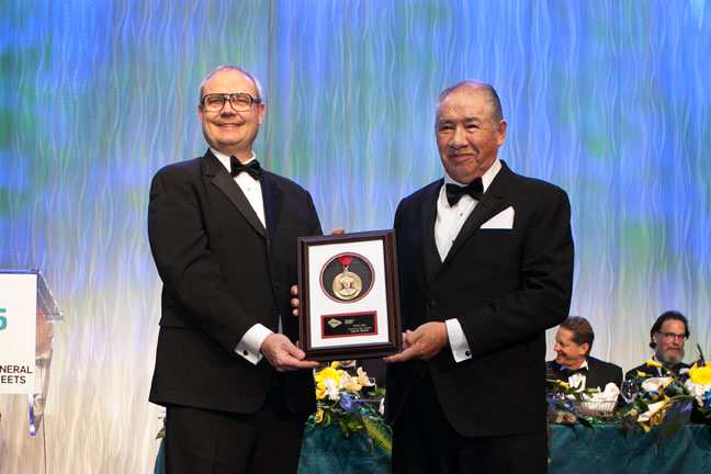 Skookum Jim Award, Sam Bosum, President, Native Exploration Services