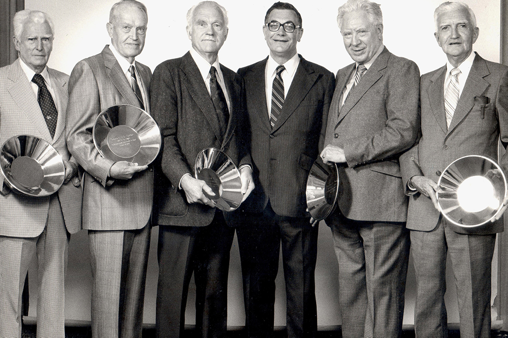 Donald Mustard (3rd from right), Vancouver, 1979