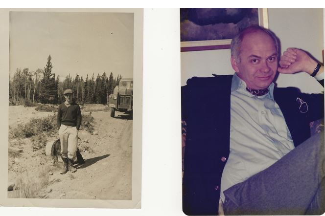 George Tikkanen in 1953 (left) and 1979 (right)