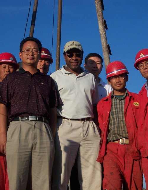 Keith with Chinese exploration team